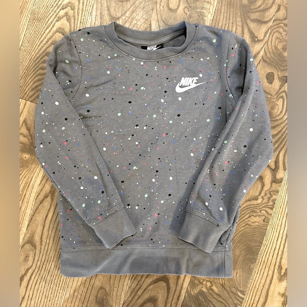 Nike paint spotted print sweatshirt